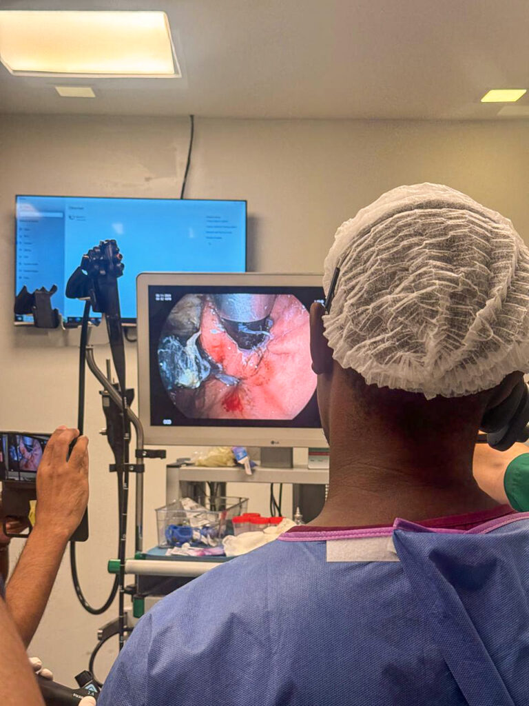 Undergoing GERDX Treatment. Intervention takes about 20 Mins.